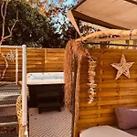 度假居 Zirkuswagen Mit Outdoor Whirlpool Und Garten Petershagen-Eggersdorf