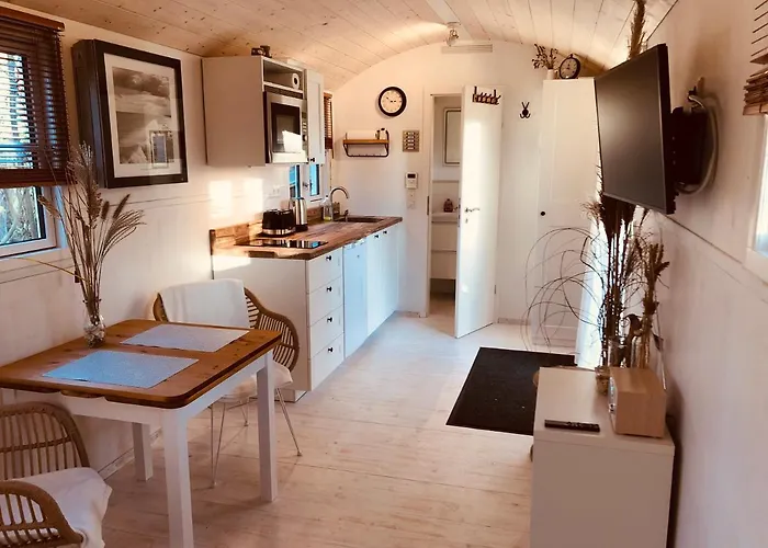 Prázdninový dům Zirkuswagen Mit Outdoor Whirlpool Und Garten *