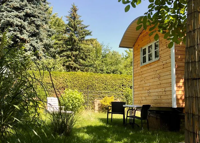 Prázdninový dům Zirkuswagen Mit Outdoor Whirlpool Und Garten