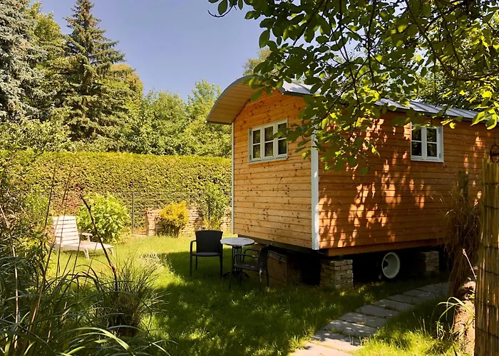 Semesterbostad Zirkuswagen Mit Outdoor Whirlpool Und Garten *